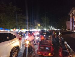 Kota Limboto Macet Total Sejak Pukul 18.00 WITA, Pengunjung Padati Gelar Seni Budaya PENAS XVII
