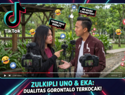 ‎Fenomena Viral: Chemistry Kocak Zulkipli Uno dan Eka di TikTok Guncang Jagat Maya Gorontalo