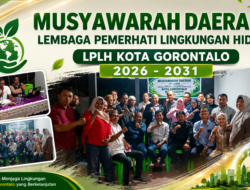 Walid M Ali Pimpin LPLH Nata Buana Lestari Kota Gorontalo Periode Baru, Terpilih Secara Aklamasi ‎