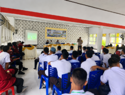 Polsek Bone Raya Bekali Siswa Baru SMK: Cegah NAPZA dan Perkuat Jati Diri Kebangsaan Sejak Dini