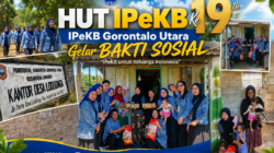 Peringati HUT ke-19, IPeKB Gorontalo Utara Salurkan Bantuan untuk Keluarga Berisiko Stunting