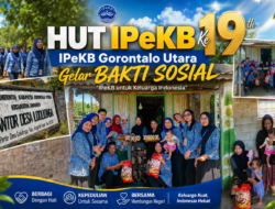 Peringati HUT ke-19, IPeKB Gorontalo Utara Salurkan Bantuan untuk Keluarga Berisiko Stunting