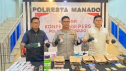 Satres Narkoba Polresta Manado Ungkap Enam Kasus Selama Juni 2026, Sita Narkotika dan Obat Keras