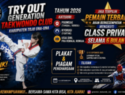 Generation Taekwondo Club Gelar Try Out Kejuaraan Antar Dojang Se-Kabupaten Tojo Una-Una ‎