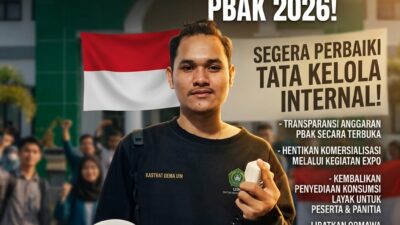 Lakukan Pembenahan Internal, Menteri Kastrat DEMA UIN Sultan Amai Gorontalo Kecam Ketidaktransparanan dan Buruknya Tata Kelola PBAK 2026