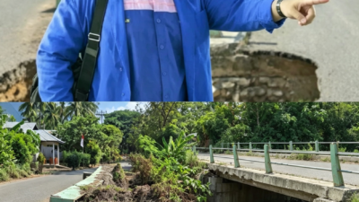 Jalan Penghubung Telaga–Dambalo Popayato Nyaris Putus, Tokoh Pemuda Desak Perbaikan Segera