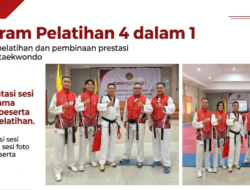Perkuat SDM Kepelatihan & Perangkat Pertandingan, Delegasi Taekwondo Tojo una – una Selesaikan Pelatihan 4 in 1 di Palu
