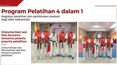 Perkuat SDM Kepelatihan & Perangkat Pertandingan, Delegasi Taekwondo Tojo una – una Selesaikan Pelatihan 4 in 1 di Palu