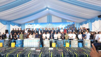 Pengungkapan Penyelundupan Narkoba Internasional, Operasi Gabungan BNN–Bea Cukai–Polda Kepri Amankan 2,6 Ton Methamphetamine Cair