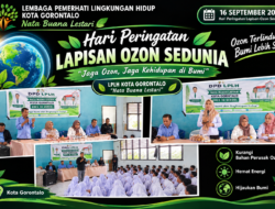 Hari Ozon Sedunia: LPLH Nata Buana Lestari Mulai Gerakan “Goes to School” dari SMPN 16 Hulonthalangi
