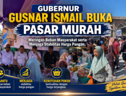 PASAR MURAH HADIR DI LUWOO, GUSNAR: BANTU RINGANKAN BEBAN MASYARAKAT
